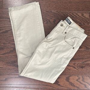 Boys Youth FreeWorld Messenger Khaki‎ Pants. Size 14/27